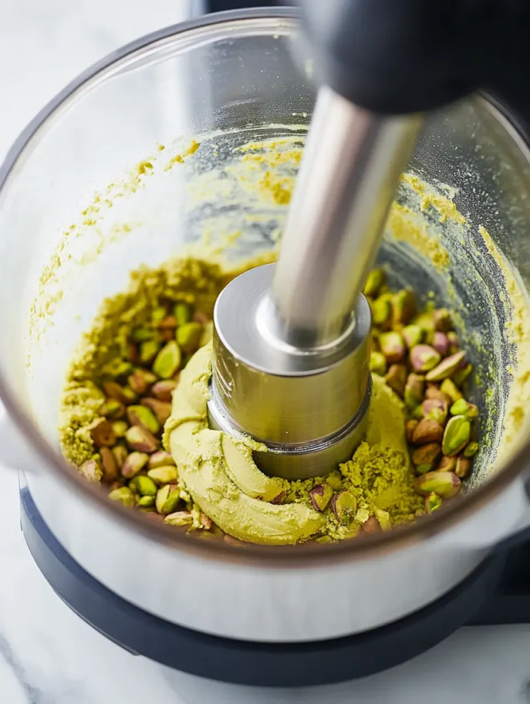 Pistachio Butter – 7 Powerful Reasons to Love This Creamy Spread 8 Blending pistachios into nut butter