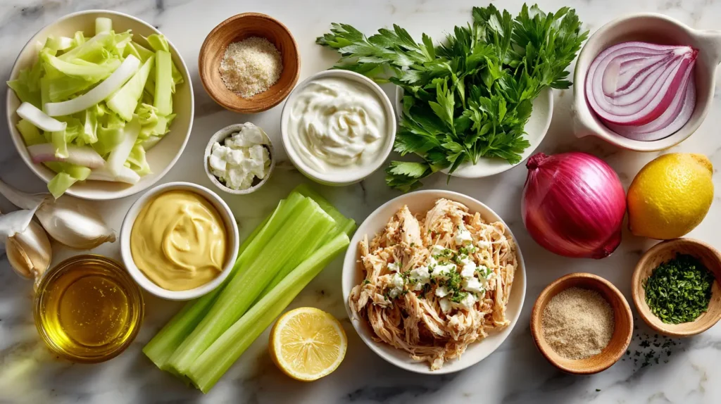 Miracle Chicken Salad – Fresh, Creamy & No-Mayo Magic 5 ingredients for miracle chicken salad