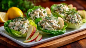 Home 4 miracle chicken salad in lettuce cups