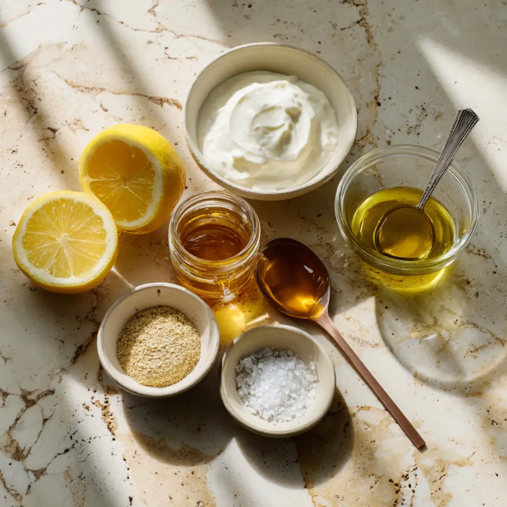 Miracle Salad Dressing – Creamy, Fresh & Mayo-Free Perfection 5 ingredients for miracle salad dressing
