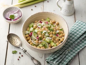 Home 8 Miracle Salad in serving bowl with spoon