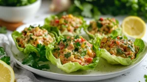 Home 7 miracle salad no mayo served in a rustic bowl