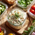 Miracle Salad Storage & Pairing Ideas – How to Keep It Fresh and Serve It Right 6 miracle salad in meal prep container