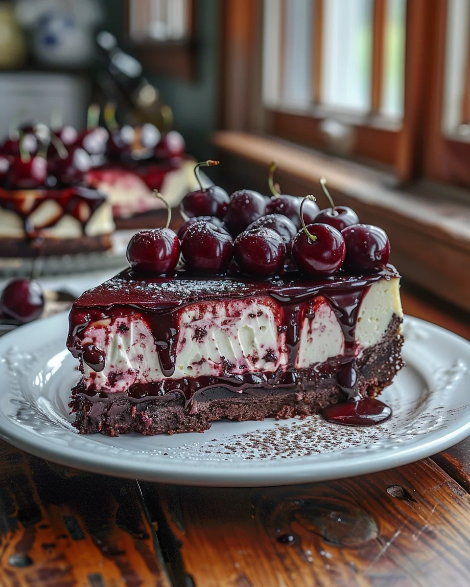 The Irresistible Allure of Black Forest Cheesecake 1 Black Forest Cheesecake - Image 1