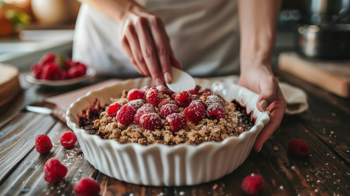 Easy Chocolate Raspberry Crumb Bars Recipe 2 Chocolate Raspberry Crumb Bars - Image 2